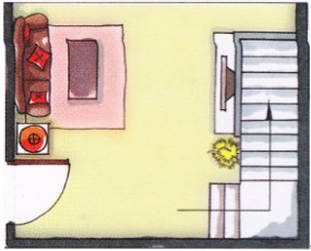 樓梯不宜直沖大門(mén)